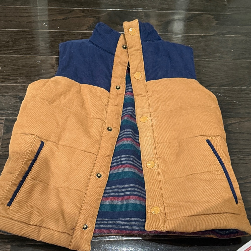 Tommy Bahama Navy and Tan Jacket